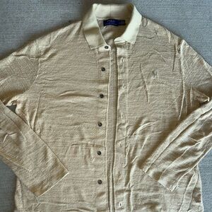 POLO RALPH LAUREN hemp silk-linen blend Button Down Shirt